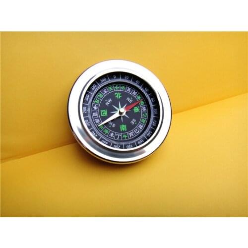 Factory Chinese Round stainless steel finger north needle Climbing camping self-help survival outdoor compass gift advertisement