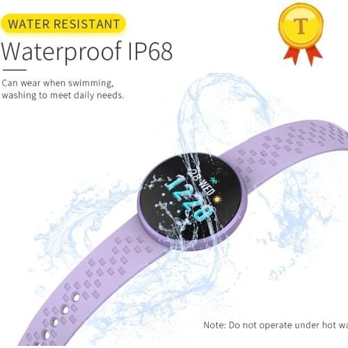Woman ip68 swim design Bluetooth Smart Bracelet Hear Rate health Smart Band Color Screen Women Sport Fitness Tracker Pedometer