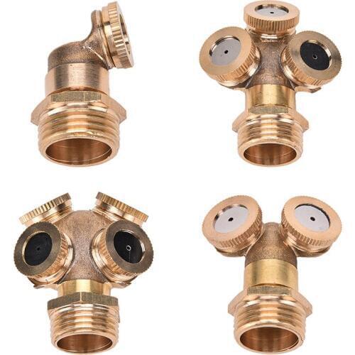 1pcs Brass Agricultural Misting Spray Nozzle Garden Sprinkler Irrigation System NEW