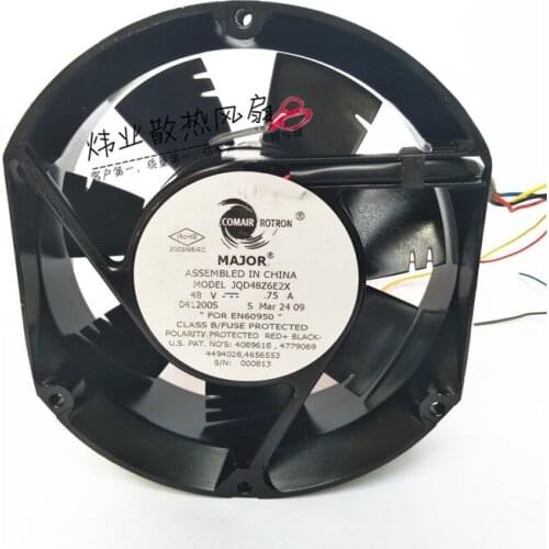 COMAIR ROTRON JQD48Z6E2X DC 48V 0.75A 172x150x51mm 4-Wire Server Cooling Fan