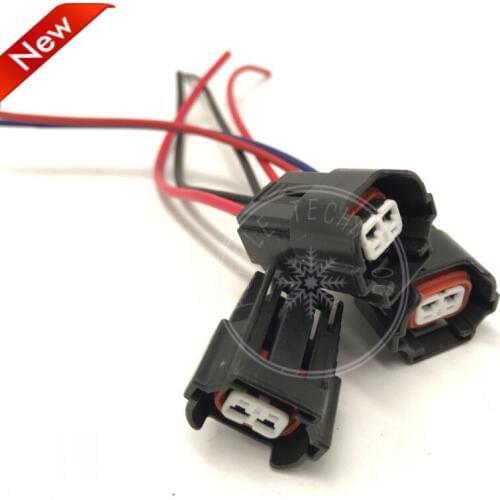 Free shipping fuel injector connector plug for Santana Vista passat B5 B6 polo