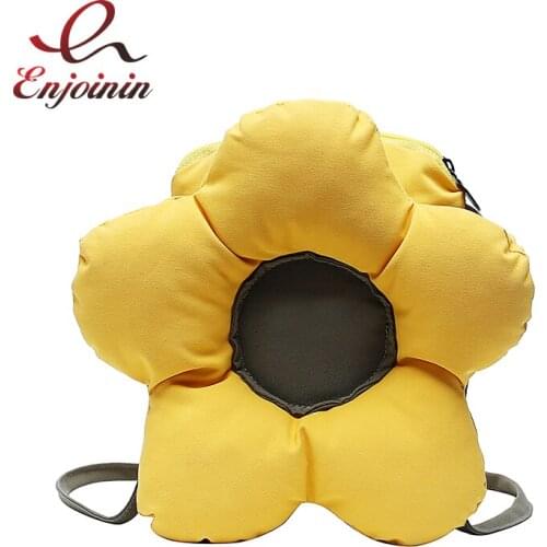 Interesting and Cute Little Flower Canvas Girls Messenger Bag 2021 Trendy Ladies Shoulder Bag Ladies Side Bag Ladies Purses