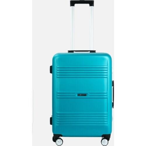 Letrend New Arrlval Aluminium Spinner Rolling Luggage Cabin Design Suitcases Wheels Trolley Carry On Travel Bag Trunk