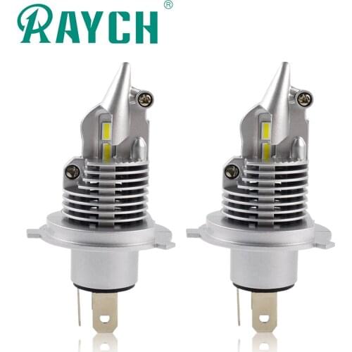 Mini H4 LED Car Headlamp Hi/Lo 12v 6000k 1:1 Size Fanless H8 H9 H11 LED Auto Fog Lamp White Color