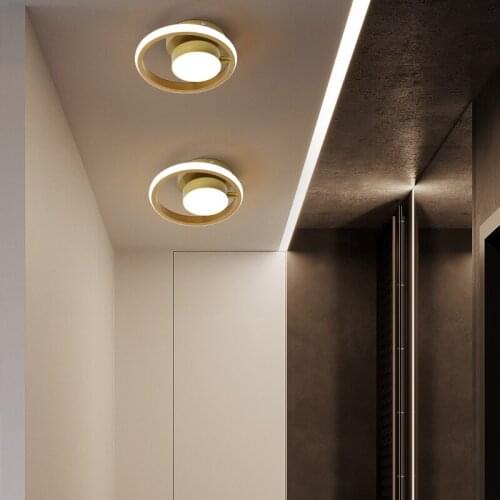 Minimilism Ceiling Light Aisle Light Corridor Light For Living room Bedroom Kitchen Square&Round Ceiling Lamp Aluminum 110V 220V