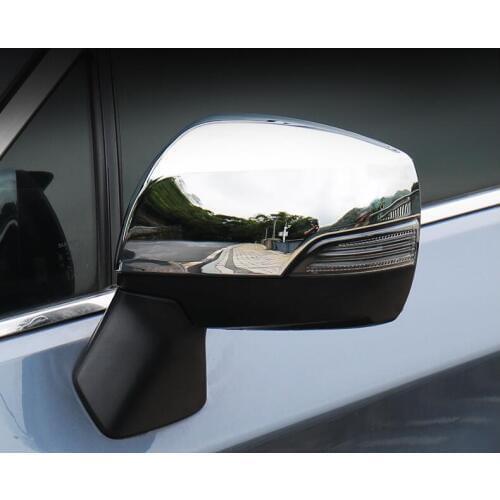 ABS chrome Side Rearview Mirror Cover Cap Trim For Subaru Forester 2013 2014 2015 2016 2017 2018 side mirror cover cap trim
