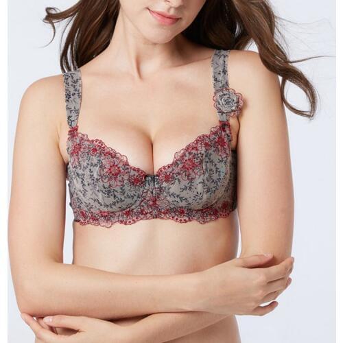 Details about New Womens Sexy Underwear Thin Print Lace Embroidery Bra Sets Size B C D Cup