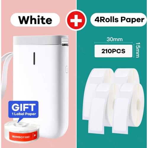 GZQIANJI Smart Price Name Laber Maker Machine Portable BT4.0 Thermal Wireless Inkless Mini Pocket Printer for Office School Stor