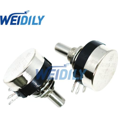 2PCS RV24YN20S RV24YN20S-B102 1K ohm Potentiometer RV24YN 102 1KR Single Coil Carbon Film Potentiometer