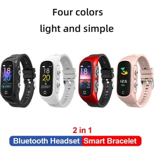 Smart Watch TWS Bluetooth Earphone 2In1 Heart Rate Blood Pressure Monitor Sport Smartwatch Fitness Clock For Android