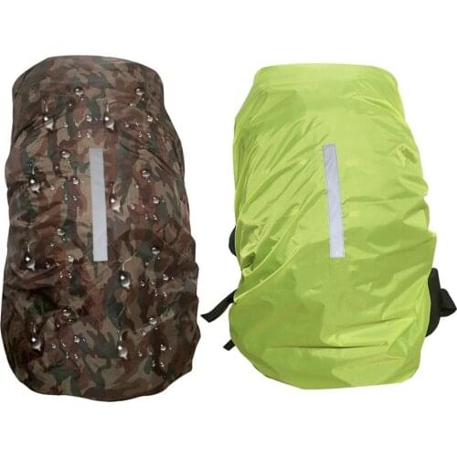 Waterproof Cover Reflective Backpack Rainproof Protector For 15-70L Camping Hiking Climbing Cycling Bag Cover Outdoor Backpack