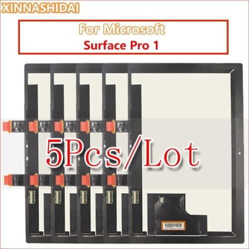 5Pcs/lot 10.6" LCD Display For Microsoft Surface Pro 1 1514 Pro 2 1601 LCD Display Touch Screen Digitizer Assembly Replacement
