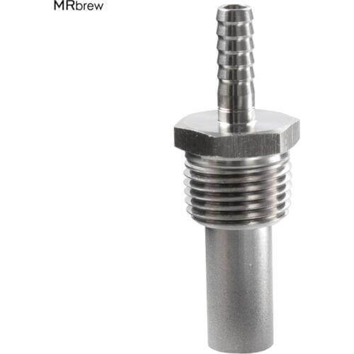 1/2" MPT Diffusion Oxygen Stone - 2 Microns, 1/4"Barb, Kegging Homebrew stone