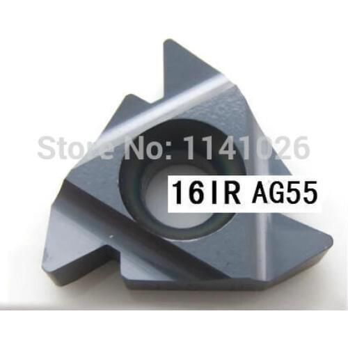 16 IR AG 55 ,Indexable Tungsten Carbide Threading Lathe Inserts for Threaded Lathe Holder