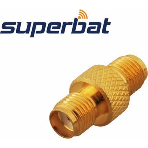 Superbat 2pcs SMA Adapter Jack to Female Straight Medium Version Connector