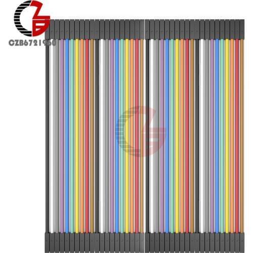 20cm 40Pin Dupont Cable Male to Male to Female to Female Jump Wire Line Connector DIY Kit for Arduino LED Strip Light