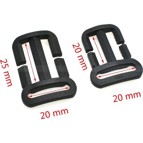 3/4"x3/4" Or 3/4"x1" Multi-function Tri-Glide Slider Adjust Buckle Hardware for Outdoor backpack Accessories