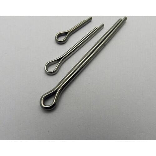 30PCS M6 304 Stainless steel Open elastic pins Hairpin Cotter pin 25mm-70mm length
