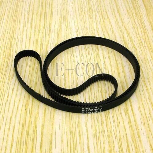 5pcs/lot 696-GT2 Loop Timing Belt Width 6mm GT2 Belt Rubber Fiberglass Inner Length 696mm 348 Teeth for GT2 Timing Pulley
