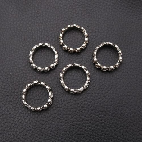 6pcs/lot Silver Plated Skull Charm Metal Pendants DIY Necklaces Bracelets Jewelry Handicraft Accessories 22*21mm P177