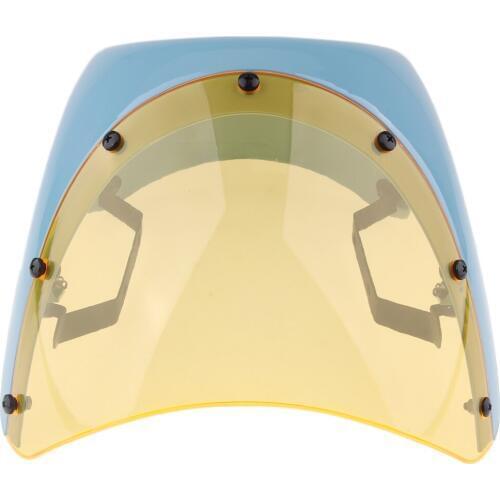 7" Motorcycle Headlight Fairing Screen Cover for Retro Cafe Racer