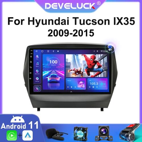 Android 10.0 2 din Car Radio Multimedia Video Player For Hyundai Tucson 2 LM IX35 2009-2015 GPS navigation RDS IPS autoradio