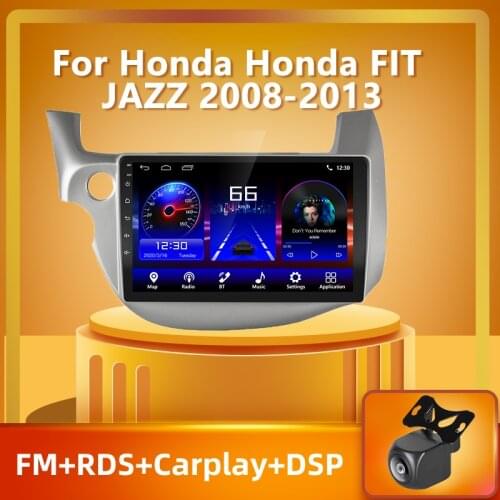 PEERCE For Honda Jazz 2 GG 2008 - 2014 Fit 2 GE 2008 - 2013 Car Radio Multimedia Player navigation stereo No 2din 2 din DVD