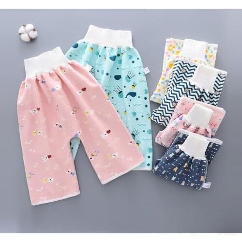 Bobora Baby Cotton Training Pants Panties Baby Diapers Cloth Diaper Nappies Washable Infants Children Underwear Nappy Changing