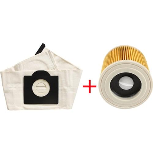 Replacement Washable Cloth Dust Filter Bags for Karcher WD3 MV3 WD3200 SE4001 A2299 A2204 A2656 Vacuum Cleaner Parts Accessories