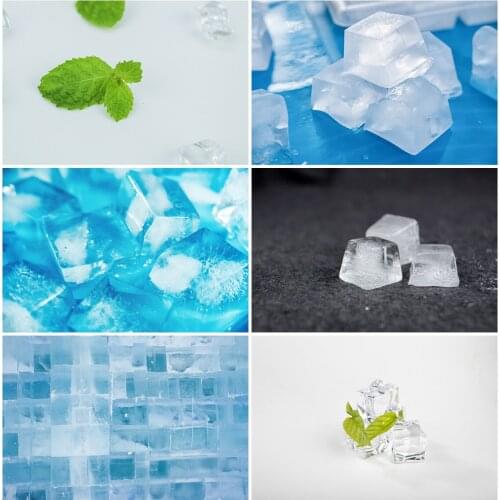 Ice Block Pleasantly Cool Photography Backdrop Background Art Photo Props Studio