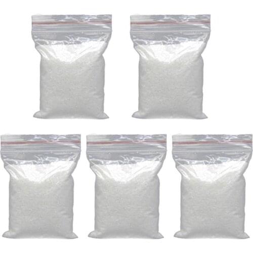 5packs 80g White Sand Multifunction Aquarium Sand Decoration for Fish Tank Home Garden Vase