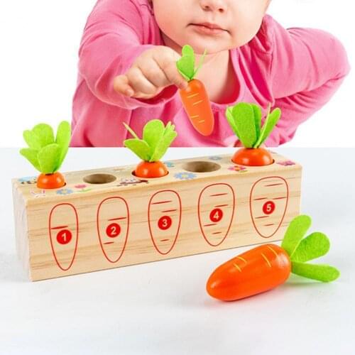 Cartoon Carrot Math Learning Children Early Education Interactive Toy Board Game