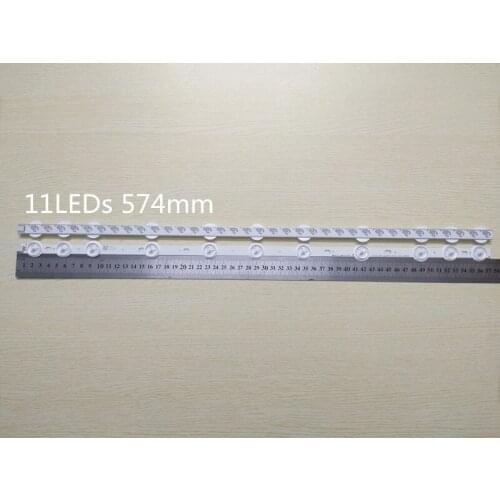 New Original 10set=20 PCS 11LEDs 574mm LED backlight strip for VESTEL 32D1334DB VES315WNDL-01 VES315WNDS-2D-R02 VES315WNDA-01