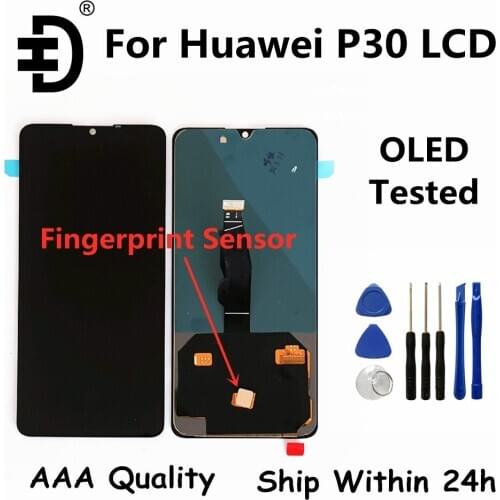 OLED LCD Screen For Huawei P30 ELE-L29 LCD Display Touch Screen Digitizer Assembly Display For Huawei P30 LCD Replacement