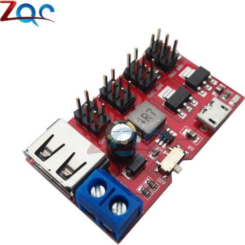 MINI USB Power Breakout DC To DC Power Supply Module Micro USB 5V To 1.8V-12V 1.8V 3.3V 5V 9V 12V Switch For Arduino