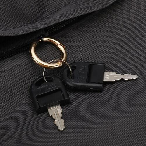 1 PCS 28mm Spring O Ring Zinc Alloy Plated Round Hook Carabiner Snap Clip Trigger Keyring Buckle For Bags DIY Bag Accessories