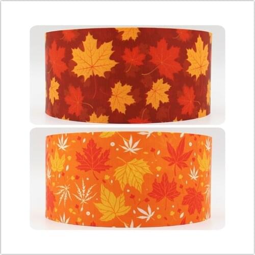 Q&N ribbon 16mm 22mm 25mm 38mm 50mm 75mm elephant flamingo printed grosgrain ribbon webbing 50yards/roll for hair tie