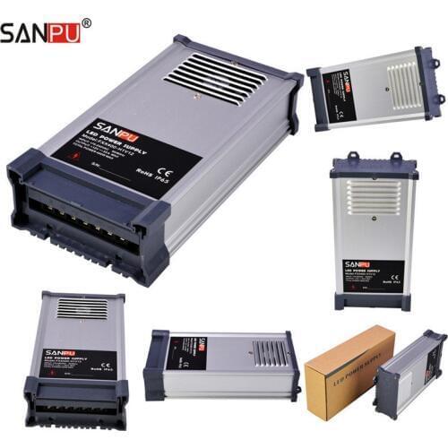 SANPU SMPS LED Power Supplies 400W 24V Rainproof Switch Drivers 220V 230V AC/DC Light Transformers Full Container Load Wholesale