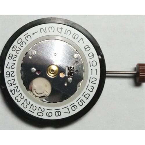 Switzerland new rhonda 515 movement three pin single calendar quartz movement without battery
