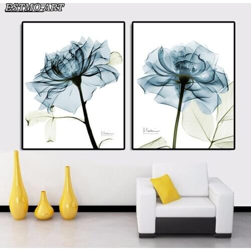 Creativity personality Flowers ART Decorative Paintings Modern Classical Canvas Painting Poster One Piece Pictures For Kids Room