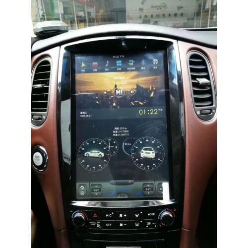 12.1'' Vertical Tesla Style Android 9.0 auto Car DVD GPS player for infiniti QX50 QX50L EX25 EX35 2010- 2017 radio navigation