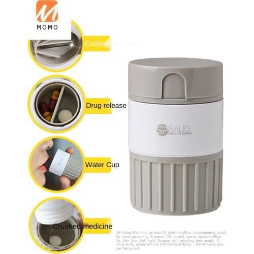 Japan Pill Cutter Medicine Separating Box Medicine Mill Cutting Grinding Powder Tablet Grinding Artifact