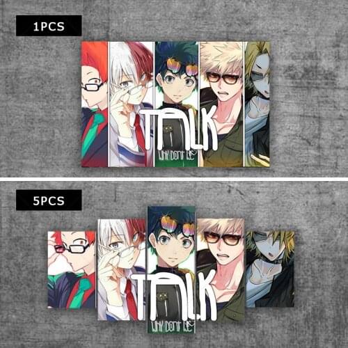 Janpnese Anime My Hero Academia Canvas Painting Posters Wall Art Print High Quality Picture For Living Room Bedroom Home Decor