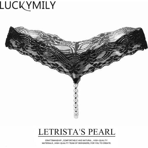 Lcukymily Women Sexy Lingerie Hot Erotic Sexy Panties Porn Lace Transparent Underwear See Through Underpants Sex Wear G-String