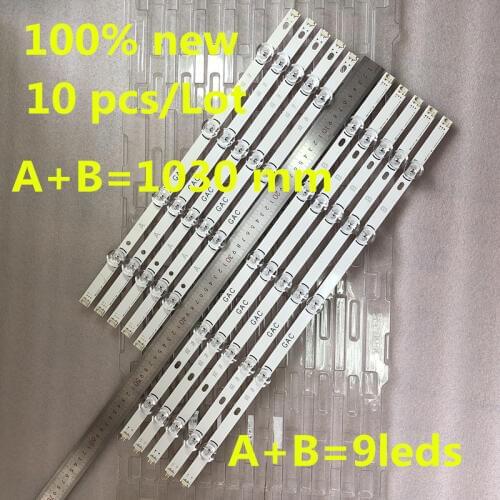 10 pcs Brand New LED TV Backlight Strip 6V Lamp For LG 50LB5600-TA SB 50LB5610-TC ZC INNOTEK DRT 3.0 50" Bars HD Lens Kit LED
