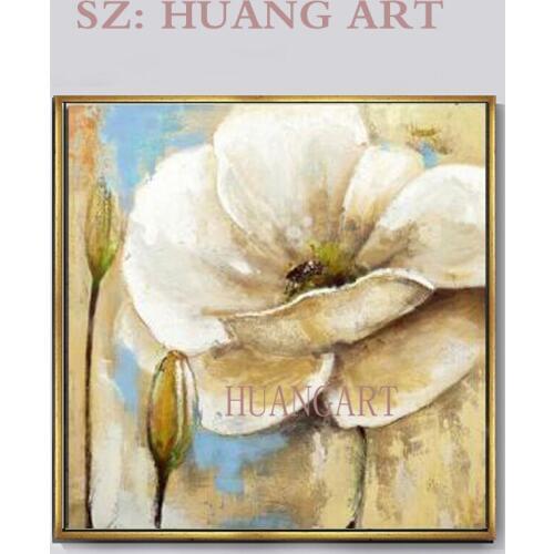 Large 100% Handpainted Flowers Tree Abstract Morden Oil Painting On Canvas Wall Art Wall Pictures For Live Room Home Decor