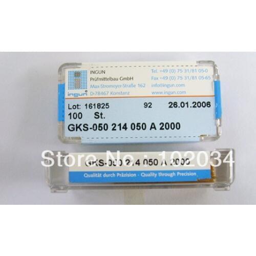 100PCS/LOT 100% ORIGINAL INGUN GKS050-214-050 GKS050-214 050 A 2000 Spring Test Probe Pogo Pin made in Germany