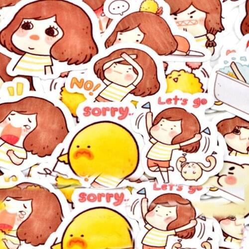 40pcs Creative cute self-made Daily quotation stickers scrapbooking stickers /decorative sticker /DIY craft photo albums