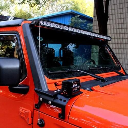 50-52 Inch Led Light Bar Mounting Bracket Steel Material for Jeep JL 2018+JL1053 LANTSUN