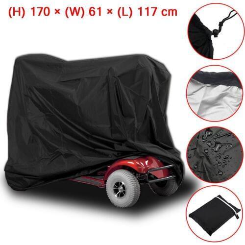 Mobility Scooter Storage Cover Motorcycle Cover Mobility Scooter Storage Cover Nylon Fabric Cover Size 170*61*117cm